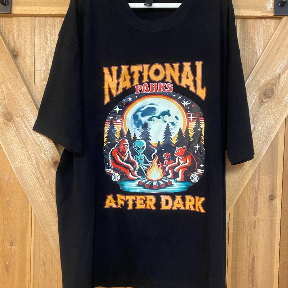 Black National Parks Graphic T-Shirt